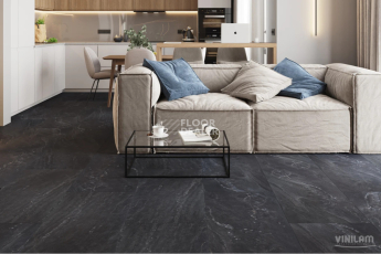 Ceramo Vinilam Stone 8 мм 91910 Неаполитанский Черный фото 5 | FLOORDEALER